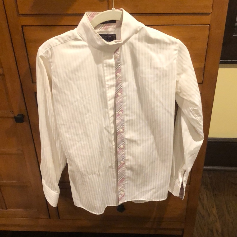 Equestrian Button Down Shirt, size 16 kids
